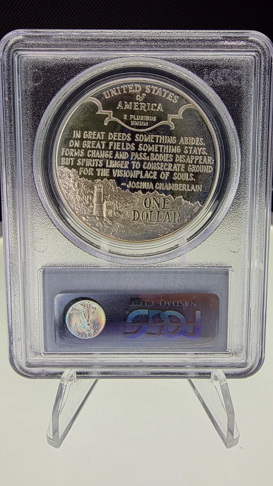 🔥1995-S Proof Civil War Battlefield One Dollar PR69DCAM🔥 - Image 2 of 2