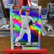 Topps Series 1 Mint Rainbow Foil 2026 Brady Singer #282 Cincinnati Reds MLB