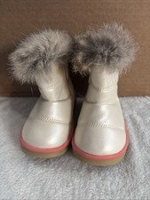 Winter Kids Girls Cute Snow Fur Baby Toddler Shoes Warm Boots Size 6 /EU 22