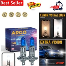 H1 Headlight Bulb 55w Xenon White 6000k Super Bright Replacement h1 Bulb 448 ...