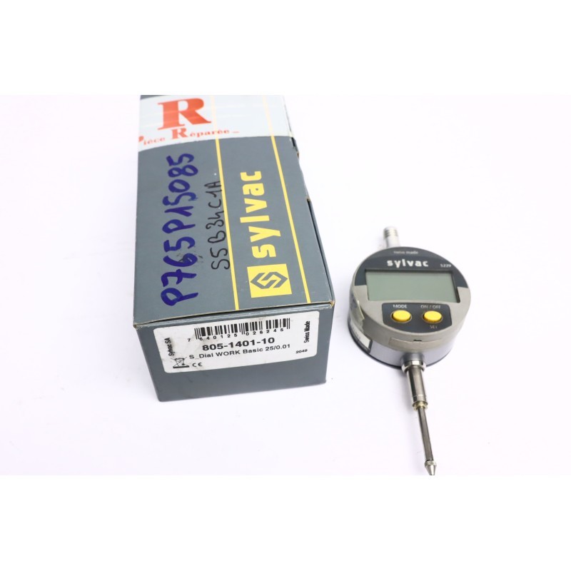 Sylvac S_Dial Work Basic 25/0.01 805-1401-10 Open Box (B582)