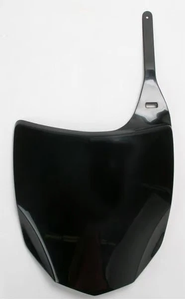 Placa de matrícula delantera UFO Plastics - negra motocicleta bicicleta de calle suciedad KA03797-001 Foto 2 de 4