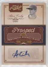 2011 Playoff Prime Cuts Century Gold 34/49 adam conley #AC Auto k4s