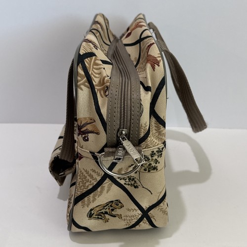 Borsa da viaggio weekender tema natura insetti rane giardino giada colore neutro - Foto 6 di 12