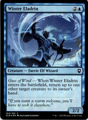 2022 Commander Legends: Battle for Baldur's Gate Winter Eladrin Draft