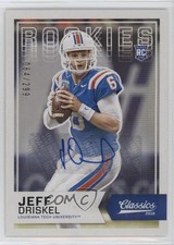 2016 Panini Classics Rookies Significant Signatures /299 Jeff Driskel Auto 10k8