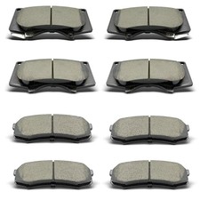 8PCS Front Rear Ceramic Brake Pads Replacement Kit Fits 2010-2021 For Lexus