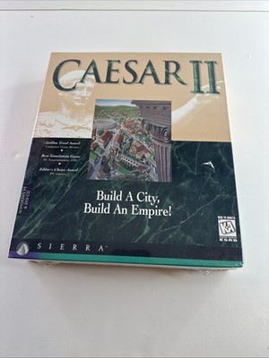 PC CD Game - Caesar II City / Empire Builder Sierra - Windows 95 / DOS - 1995