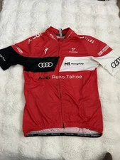 Cuore Cycling Jersey Audi Reno Tahoe Specialized Massage Envy Size Small Zip Up 