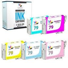 5PK CMYi Replacement Epson 79 Color Ink for Epson Artisan 1430 Stylus 1400 1500W