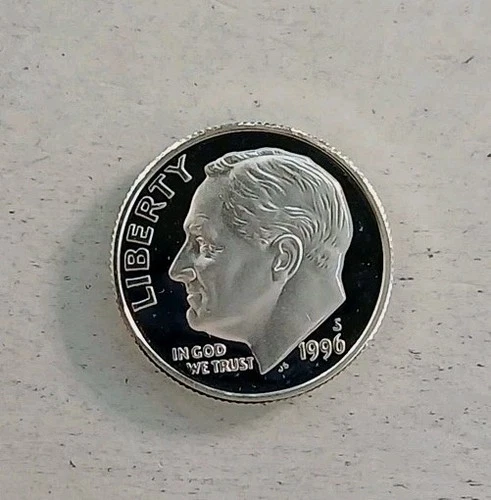 1996-S 90% Silver Dcam Proof Roosevelt Dime ~ Ships Free!