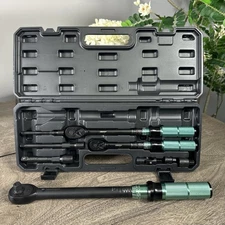 TaskStar Click Torque Wrench Set 8Pcs 1/4 3/8 1/2" Drive Dual-direction 72-Tooth