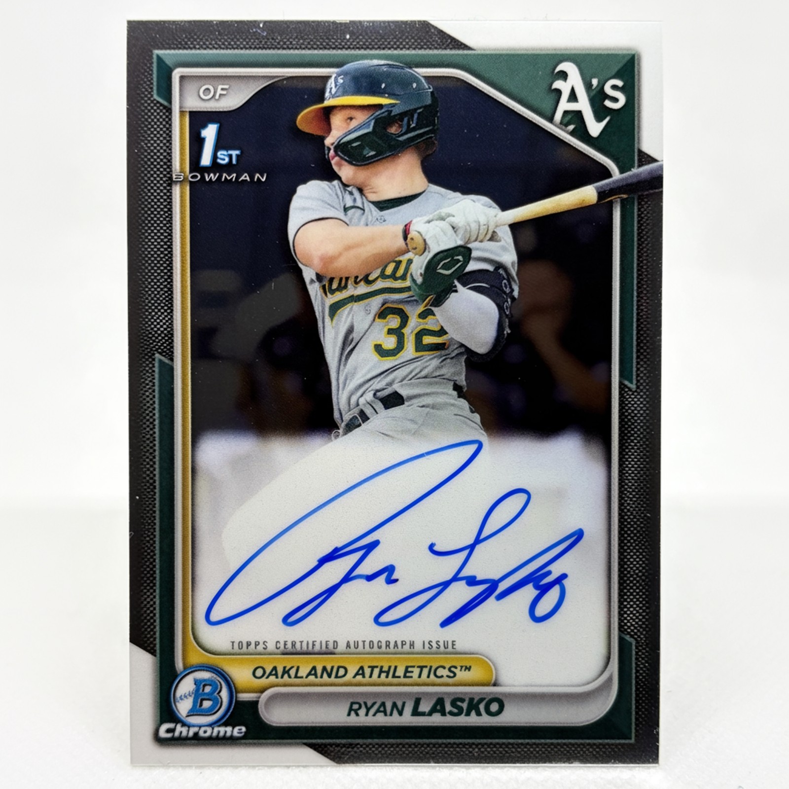 2024 Bowman #CPA-RLAS Ryan Lasko Chrome Prospect Autographs 1st