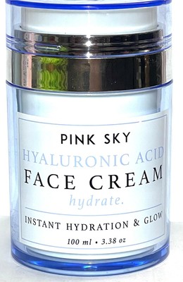 Pink Sky Hyaluronic Acid Face Cream Hydrate Instant hydration & glow / 3.38 oz