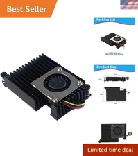 High-Performance Aluminum Heatsink for Raspberry Pi 5 with PWM Speed Control