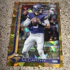Topps Chrome Sapphire 2025 J.J. McCarthy Gold Sapphire #41/50
