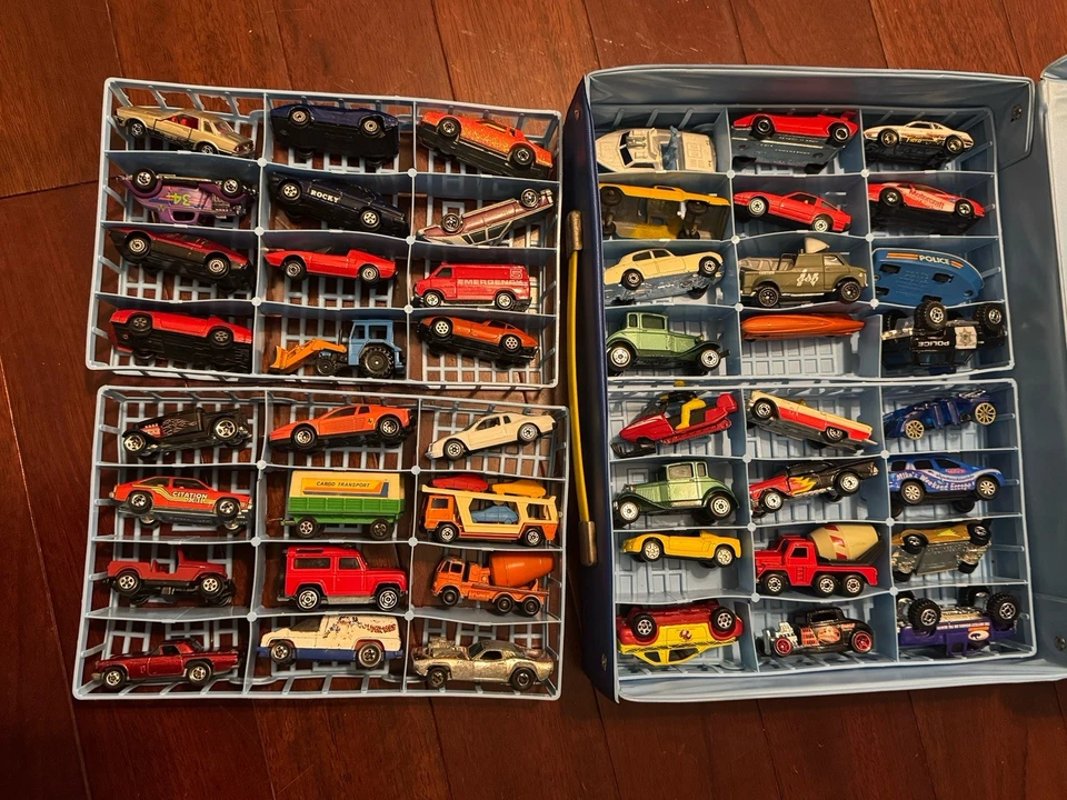 Matchbox Superfast 48 Car Collectors Case Vintage Lesney Redlines Hot Wheels 70s - Image 3 of 4