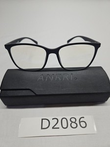 ANRRI Blue Light Blocking Glasses With Hard Case Black Frames Gaming Computing