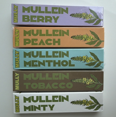 #ad MULLY Mullein Aroma Diffuser 5 Pack 500 Inhalations Variety Minty Tobacco $79.00