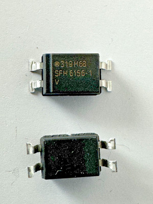 10 Pcs SFH6156-1  VISHAY Phototransistor Out 1 Cannel  5.3 kV CTR 40-80% SMD-4