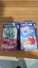 Lorcana Starter Decks: First Chapter Emerald/Ruby & Sapphire/Steel Sealed
