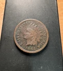 1864-L Pointed Bust Indian Cent - FREE SHIPPING