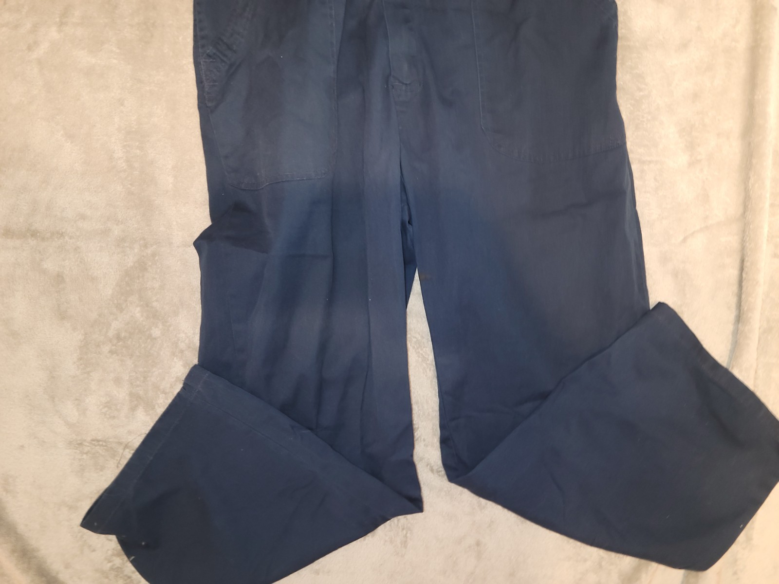 Dogs Brand USA made Navy Utility Navy Blue WORK Coveralls Medium Regular