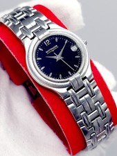 Orologio donna Wittnauer Longines Astor 10M00 25mm quadrante nero come nuovo svizzero nuovo batt