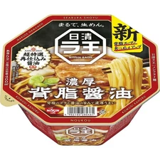 Nissin Foods Raoh Back Fat Soy Sauce [Rich Back Fat And Soy Sauce Flavor] Insta_