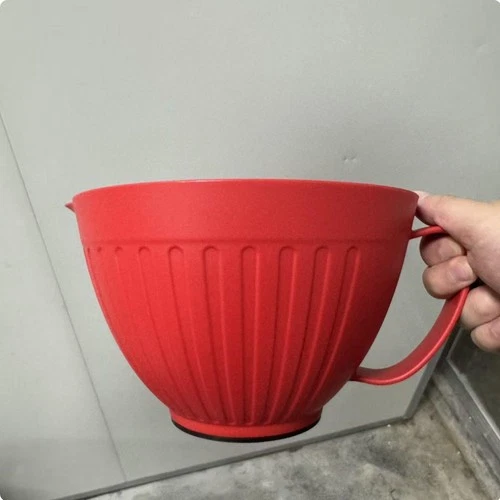 Large Capacity PP Mixing Bowl with Handle and Spout Plastic