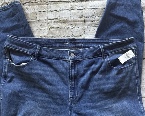 Old Navy High-Rise Super Skinny Dark Wash Stretch Jeans Gr. 22 lang - Bild 3 von 8