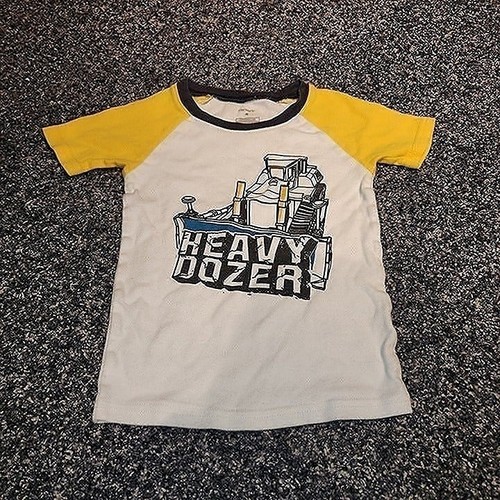 Boy's Sz 4 Construction Pajama PJ Set And Short Sleeved T Shirt by Carters Lot - Picture 5 of 11