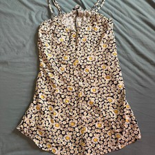 American Eagle Outfitters Daisy Mini Dress w/ Spaghetti Straps Size Womens Small