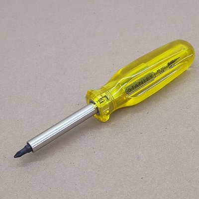 Stanley 66-401 4-in-1 Screwdriver w/ Bits Vintage USA Made