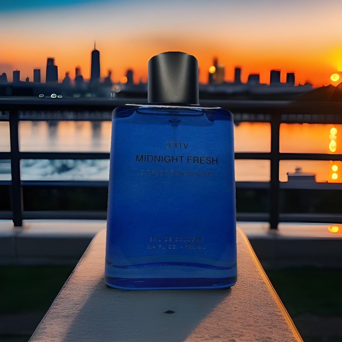 🆕 TRU FRAGRANCE XXIV MIDNIGHT FRESH CITRUS & SANDALWOOD 🍊 EAU DE
