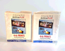 2 New Clear File 4x6 Archival Plus Print Page/25 pk-top Load, Clear 350025B