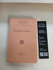 Benedetto CROCE Ultimi Saggi Laterza 1963