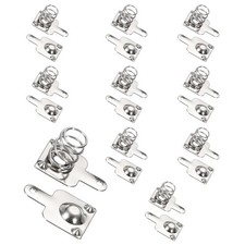 10Pcs Battery Spring Brass Contact 10.2 x 9.2mm Positive Negative Unipolar