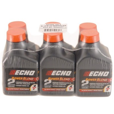 Echo 6450001 Power Blend 1 Gallon Oil Mix 501 6 Pack