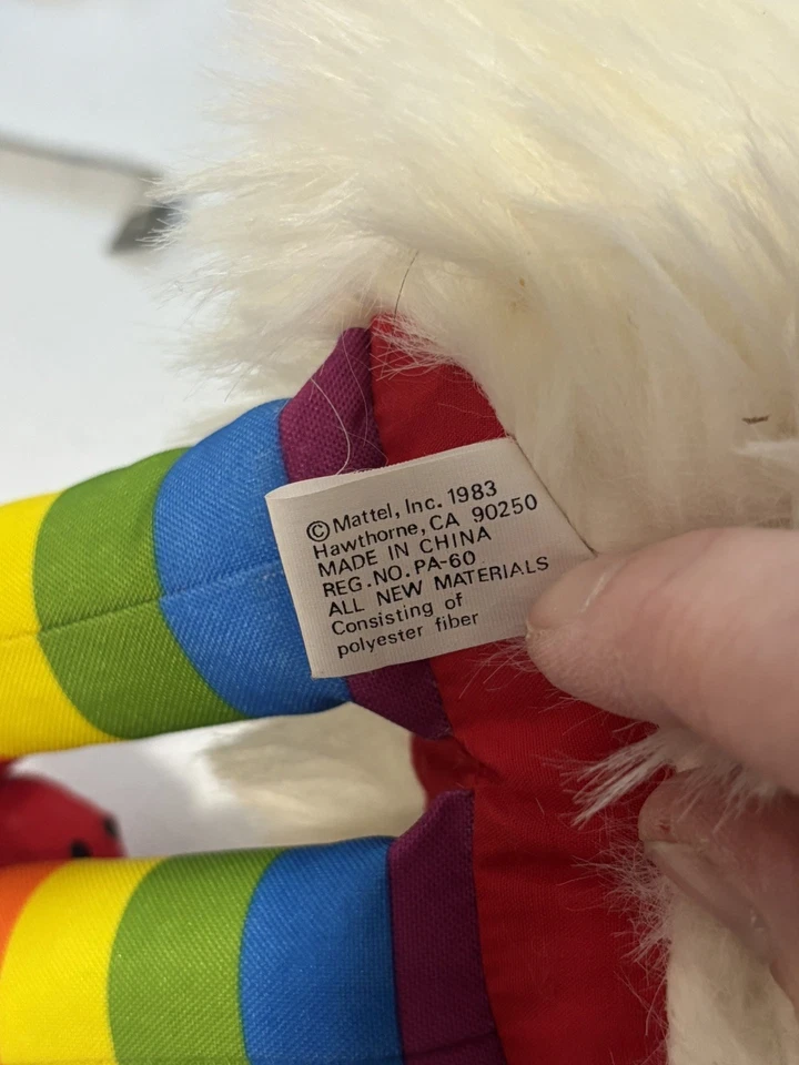 Vintage 1983 Rainbow Brite Twink Sprite White Mattel  - Image 4 of 4