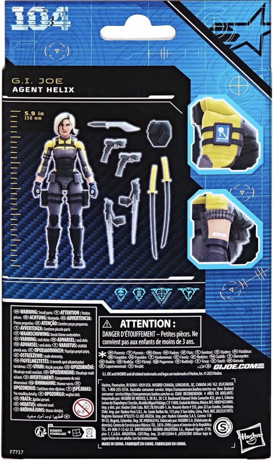 G.I. Joe Classified Series Agent Helix, Collectible G.I. Joe Action Figure #104