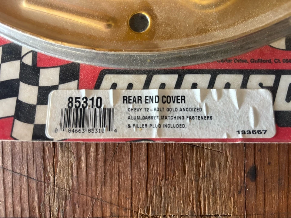 Cubierta Moroso Chevy 12 pernos #85310 sin abrir Foto 2 de 2
