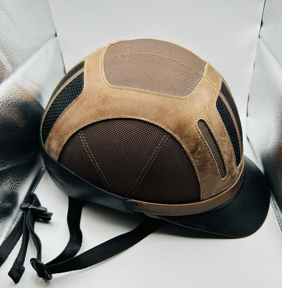 Troxel Performance Headgear Sierra Equestrian Riding Helmet Brown Black Small - Image 3 of 4