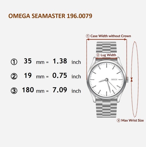 Vintage anni 70 OMEGA Seamaster 196.0079 oro data 35mm quarzo uomo GIAPPONE Z175 - Foto 2 di 11