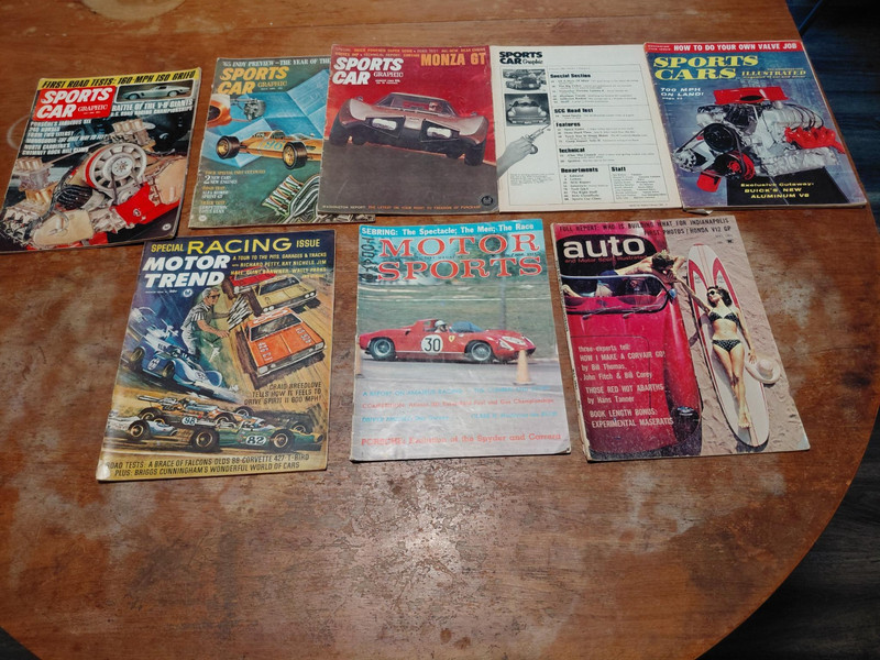 Sports Cars Graphic/Illustrated, Motor Trend,Motor Sports,Auto & MS Illustrated