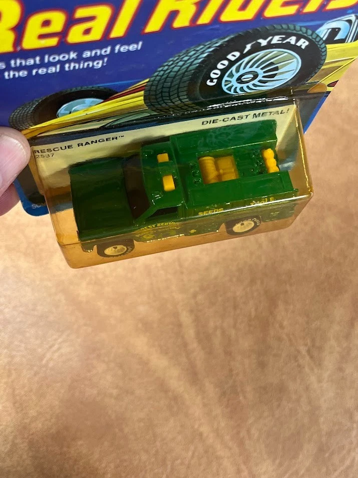 Hot Wheels 1982 Real Riders Forestry Service RESCUE RANGER White Hubs #2537 NIP - Image 4 of 4