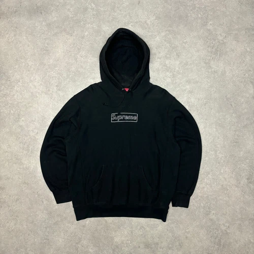 Pull à capuche Supreme x Kaws Box Logo (M)