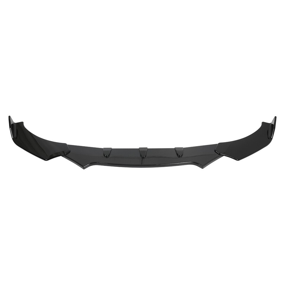 Front Bumper Lip Splitter For 2021-2025 Dodge Durango - 3-Piece ABS Gloss Black Spoiler Kit