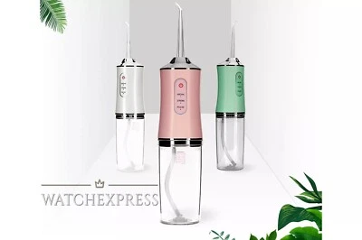 Idropulsore Dentale Elettrico Portatile Irrigatore Orale Per Cura Denti NUOVO