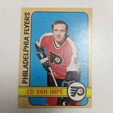 Ed Van Impe 1972 Topps 9 Philadelphia Flyers NHL